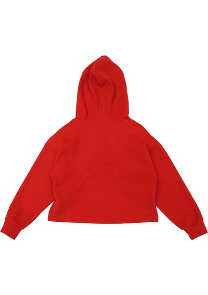 Kız Çocuk Kapüşonlu Ponponlu Sweatshırt modelleri