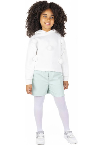 Kız Çocuk Kapüşonlu Ponponlu Sweatshırt fırsatları