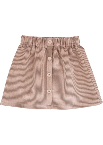 Kız Çocuk Düğmeli Kadife Etek fiyatları