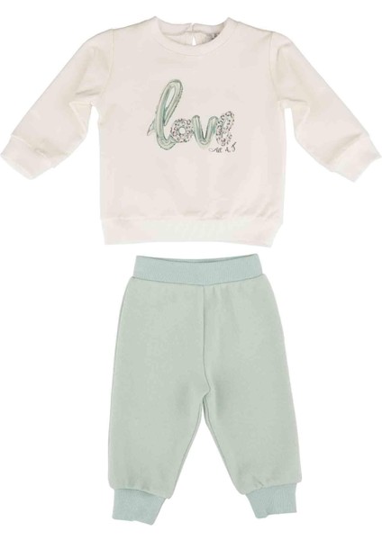 Kız Bebek Baskılı Takım