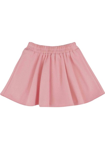 Kız Çocuk Süs Düğmeli Kloşe Etek modelleri