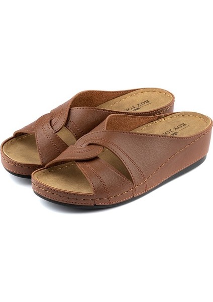 Kadın Ortopedik Konfor Modeli Günlük Rahat Kısa Topuklu Anatomik Anne Orta Yaş Genç Ev Içi Terliği fırsatları