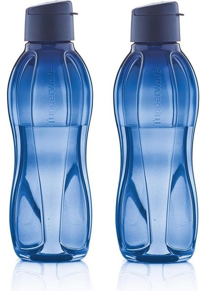 Eco Şişe Suluk Kolay Kapak Lacivert 2'li
