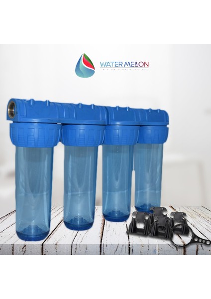 Daire Bina Sayaç Girişi 4 Aşama Su Arıtma Cihazı (Kireç ,tortu , Koku Önleyici Yumuşatma Sistemi). fırsatları