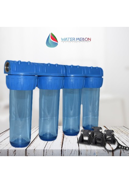 Daire Bina Sayaç Girişi 4 Aşama Su Arıtma ve Yumuşatma Sistemi (Içi Boş) modelleri