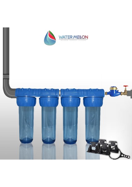 Daire Bina Sayaç Girişi 4 Aşama Su Arıtma ve Yumuşatma Sistemi (Içi Boş) fırsatları