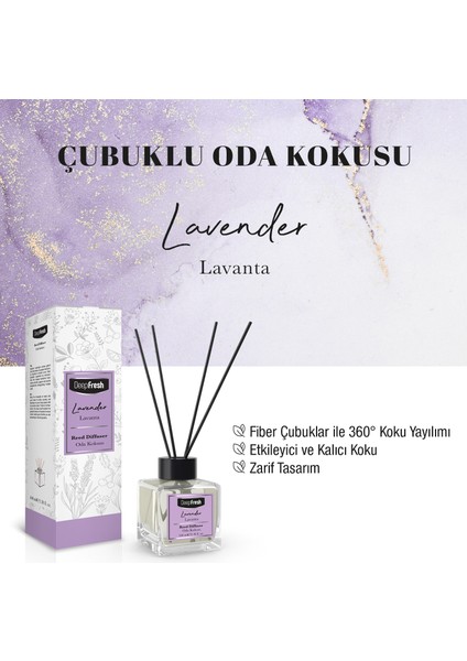 Çubuklu Oda Kokusu Lavanta 100 ml