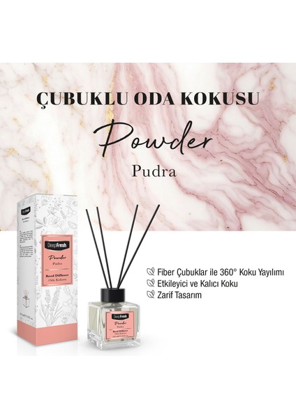 Çubuklu Oda Kokusu Pudra 100 ml