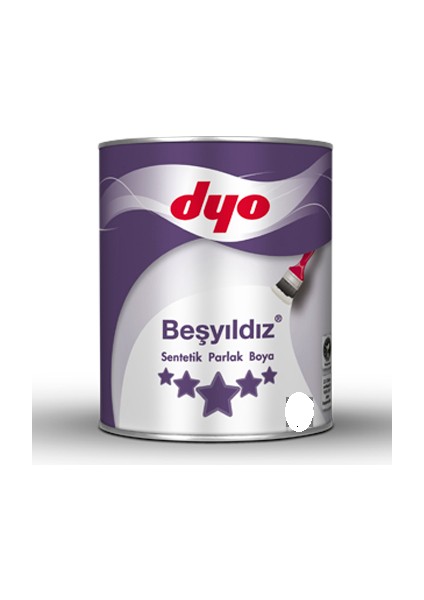 Beşyıldız Sentetik Yağlı Boya Beyaz 0,75L