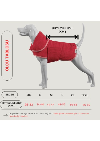 Microlux Köpek Bornozu, 2 Katlı modelleri