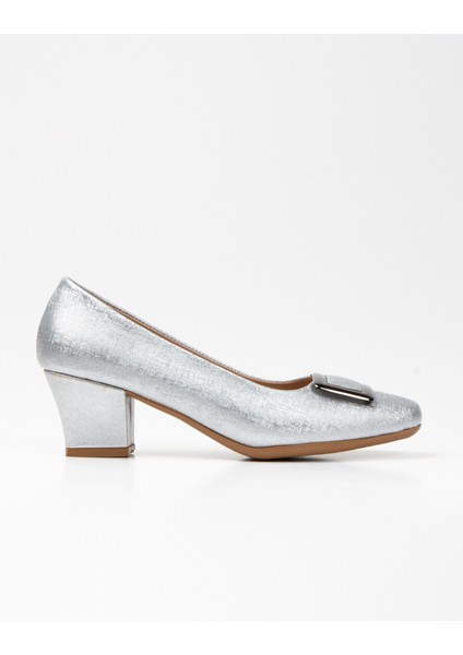 Kadın Tokalı Gümüş Parıltı Günlük Yumuşak Tabanlı Ayakkabı fiyatları