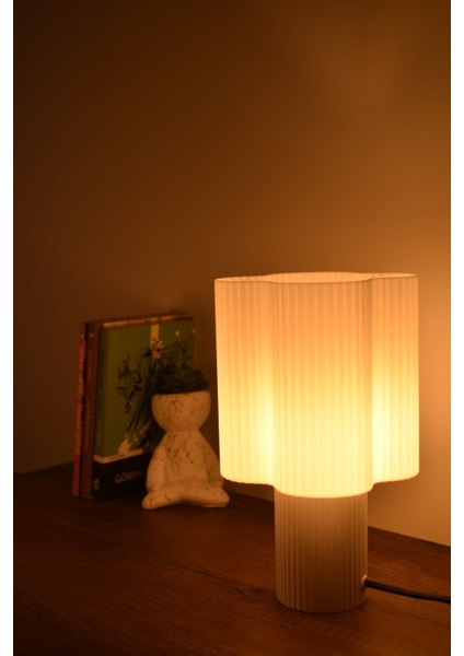 Luminara Modern Beyaz Abajur