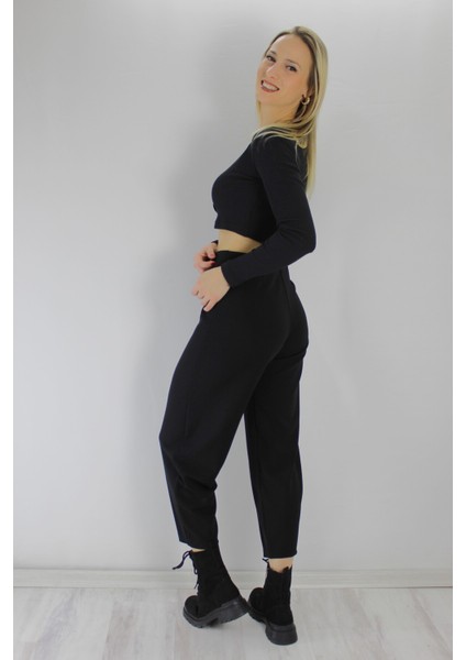 Krep Balon Pantolon Siyah 1425.131 fırsatları