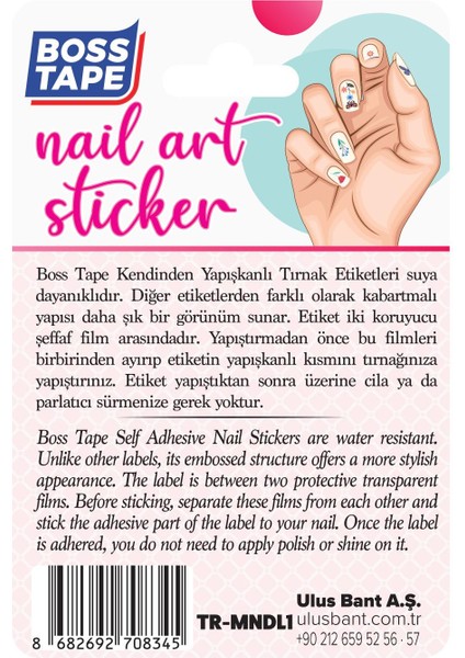 Yapışkanlı Tırnak Etiketi Sticker Tırnak Süsleme Nail Art Tattoo Dövmesi Mandala fiyatları