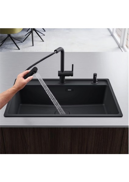 Active Plus Metalic Doccia Matt Black Armatür modelleri