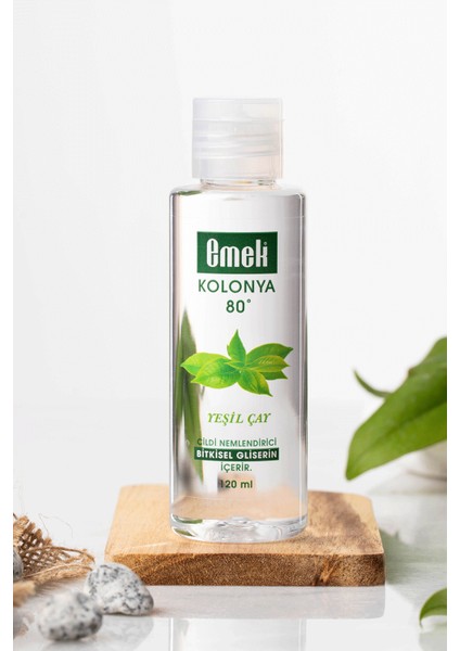 Gliserinli Kolonya Yeşil Çay 120 ml