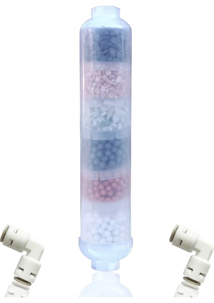 6 Aşmalı Mineral Filtres + 6mm Deresek 2.adet