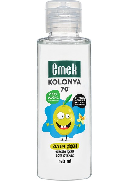 Gliserinli Çocuk Kolonyası / Zeytin Çiçeği - 15 Adet 120 Ml