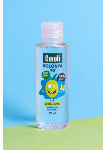 Gliserinli Çocuk Kolonyası / Zeytin Çiçeği - 15 Adet 120 Ml