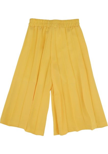 Kız Çocuk Bol Paçalı Beli Lastikli Pantolon modelleri