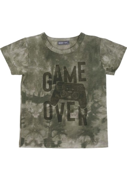 Erkek Çocuk Yıkamalı Baskılı T-Shırt fırsatları