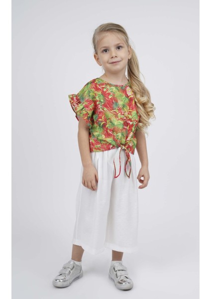 Kız Çocuk Parlak Dokulu Bol Pantolon fırsatları