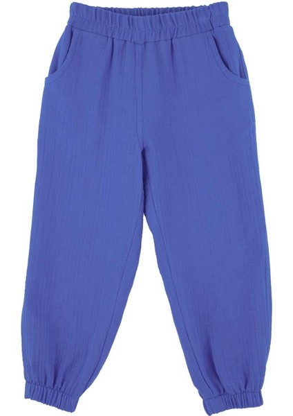 Kız Çocuk Lastikli Jogger Pantolon