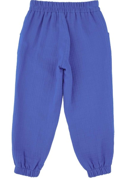 Kız Çocuk Lastikli Jogger Pantolon