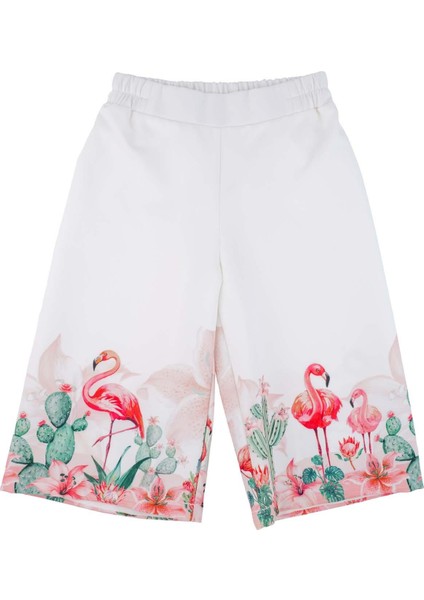 Kız Çocuk Flamingo Baskılı Pantolon fiyatları