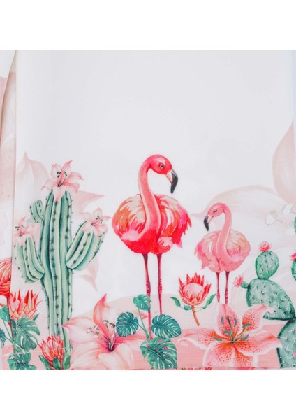 Kız Çocuk Flamingo Baskılı Pantolon fırsatları