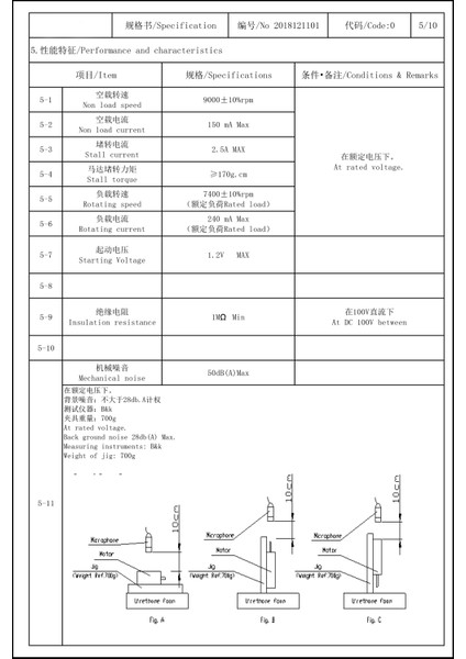 Mini 9V Dc Motor- 10 adet