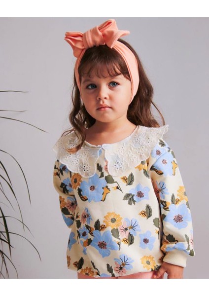 Lolipop Kids Store Çiçekli Taytlı Ikili Takım