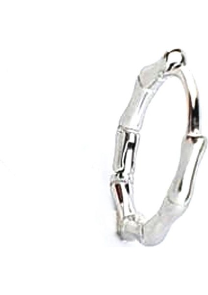 Italyan 925AYAR Gümüş Bone Erkek Tek Halka Küpe modelleri