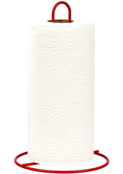 Kırmızı Kağıt Rulo Havluluk - Metal Paslanmaz