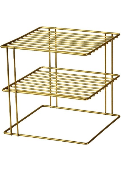 3 Katlı Dolap Içi Düzenleyici Çok Amaçlı Gold Raf - Metal Paslanmaz modelleri