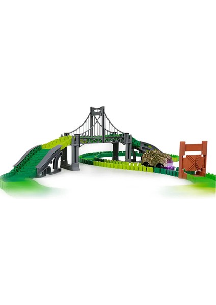 Dinozor Rayları 192 Parça Set - Dinozor Temalı Hareketli Raylar ve Dinozor Araçlı Köprü indirimleri