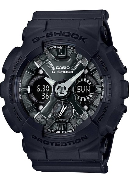 G-Shock GMA-S120MF GMA-S130 Siyah Silikon Saat Kordonu modelleri