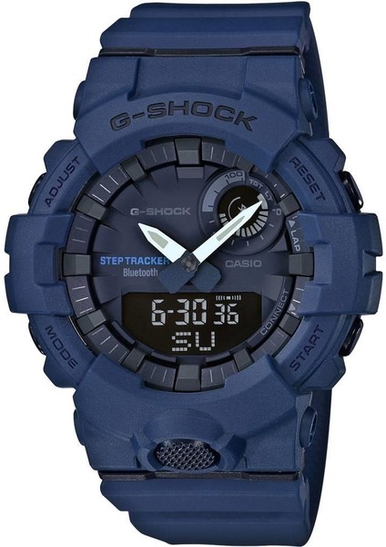 G-Shock GBA-800 GBD-800 Lacivert Silikon Saat Kordonu