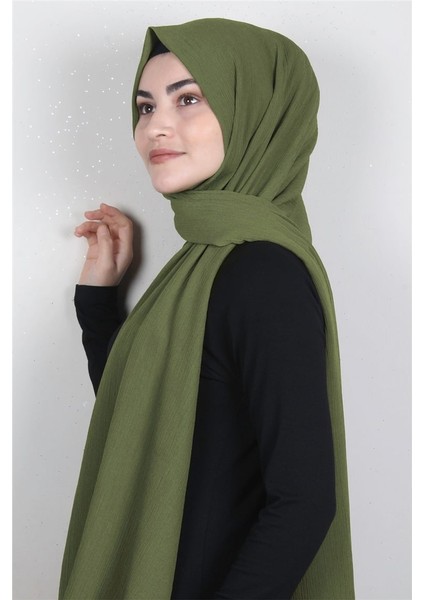 Krınkıl Soft Şal Hakiyeşil