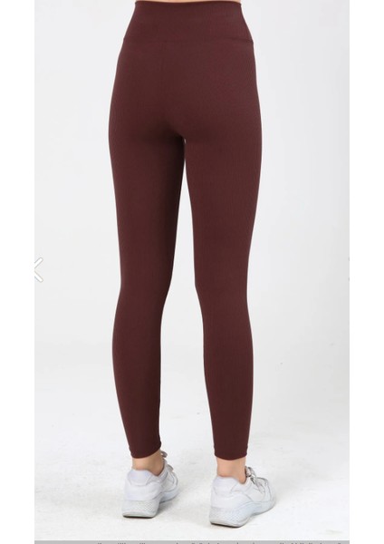 Fitilli Şardonlu, Içi Polarlı Kışlık Yüksek Bel Toparlayıcı Tayt fırsatları