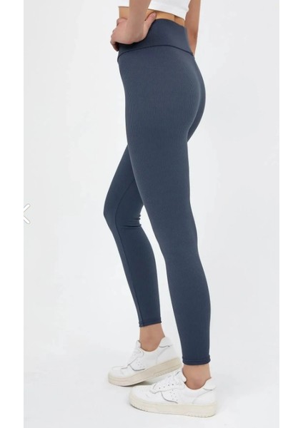 Fitilli Şardonlu, Içi Polarlı Yüksek Bel Kışlık Toparlayıcı Tayt fiyatları