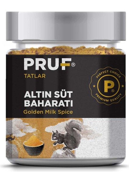 Altın Süt Baharatı Golden Milk Spice 145 gr Sağlıklı Cam Kavanoz