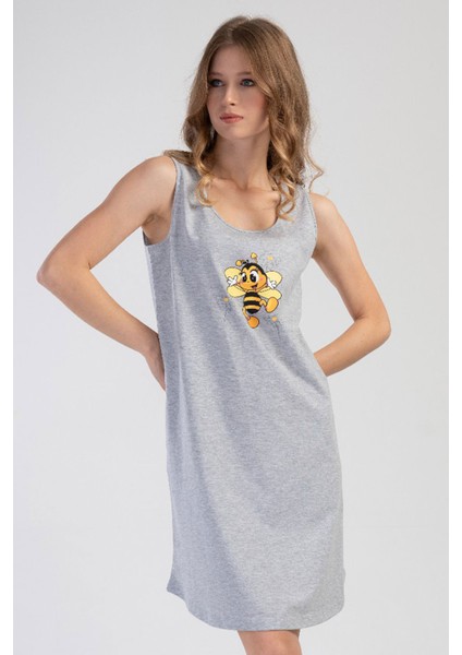 Kadın Kalın Askılı Gecelik