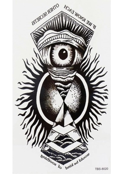 Geçici Göz Dövme Tattoo