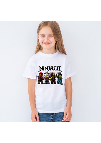 Ninjago Baskılı Unisex Çocuk Tişört T-Shirt Mr-05 fiyatları