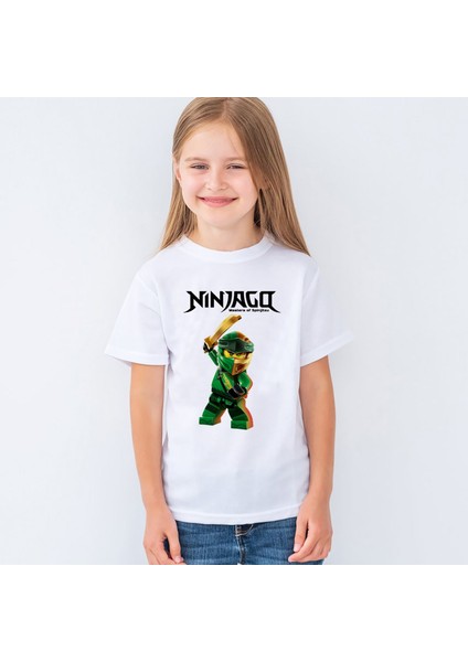 Ninjago Baskılı Unisex Çocuk Tişört T-Shirt Mr-03 fiyatları