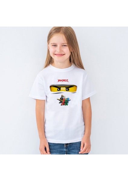 Ninjago Baskılı Unisex Çocuk Tişört T-Shirt Mr-02 fiyatları