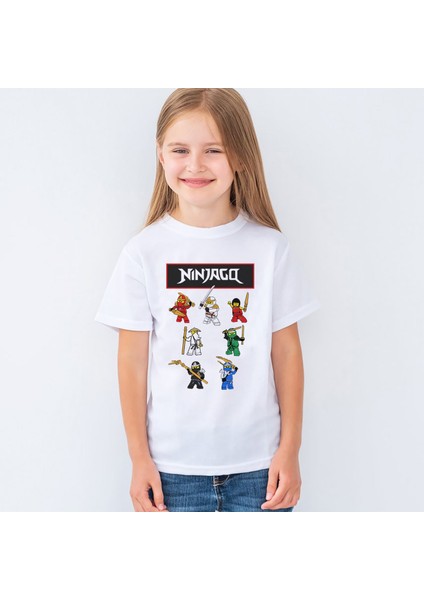 Ninjago Baskılı Unisex Çocuk Tişört T-Shirt Mr-01 fiyatları