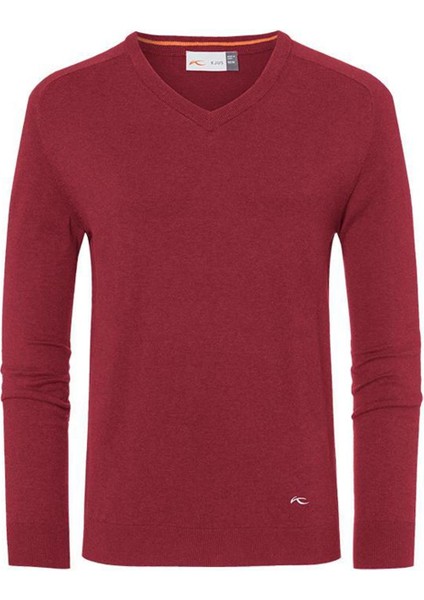V-Neck Golf Sweatshirt - Erkek V Yaka Golf Kazak