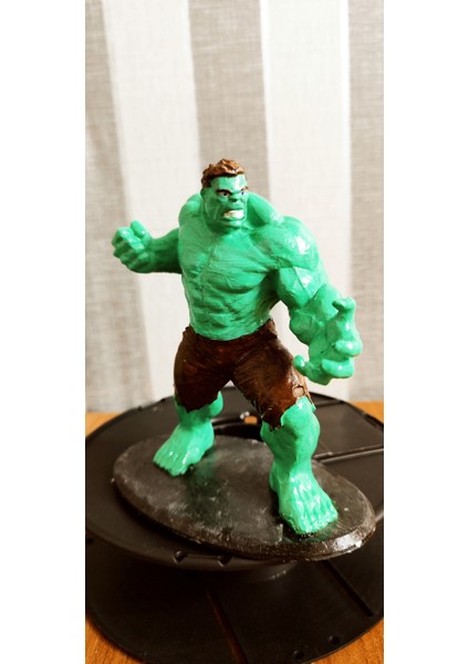 3D HAPPY Yeşil Hulk Action Figür 15 cm